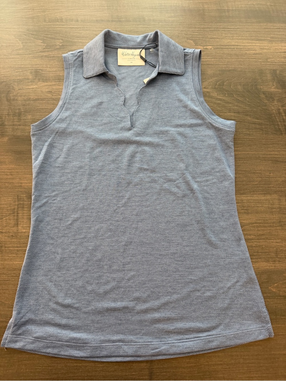 Walter Hagen Sleeveless Polo Tank Top in Light Blue - NWT